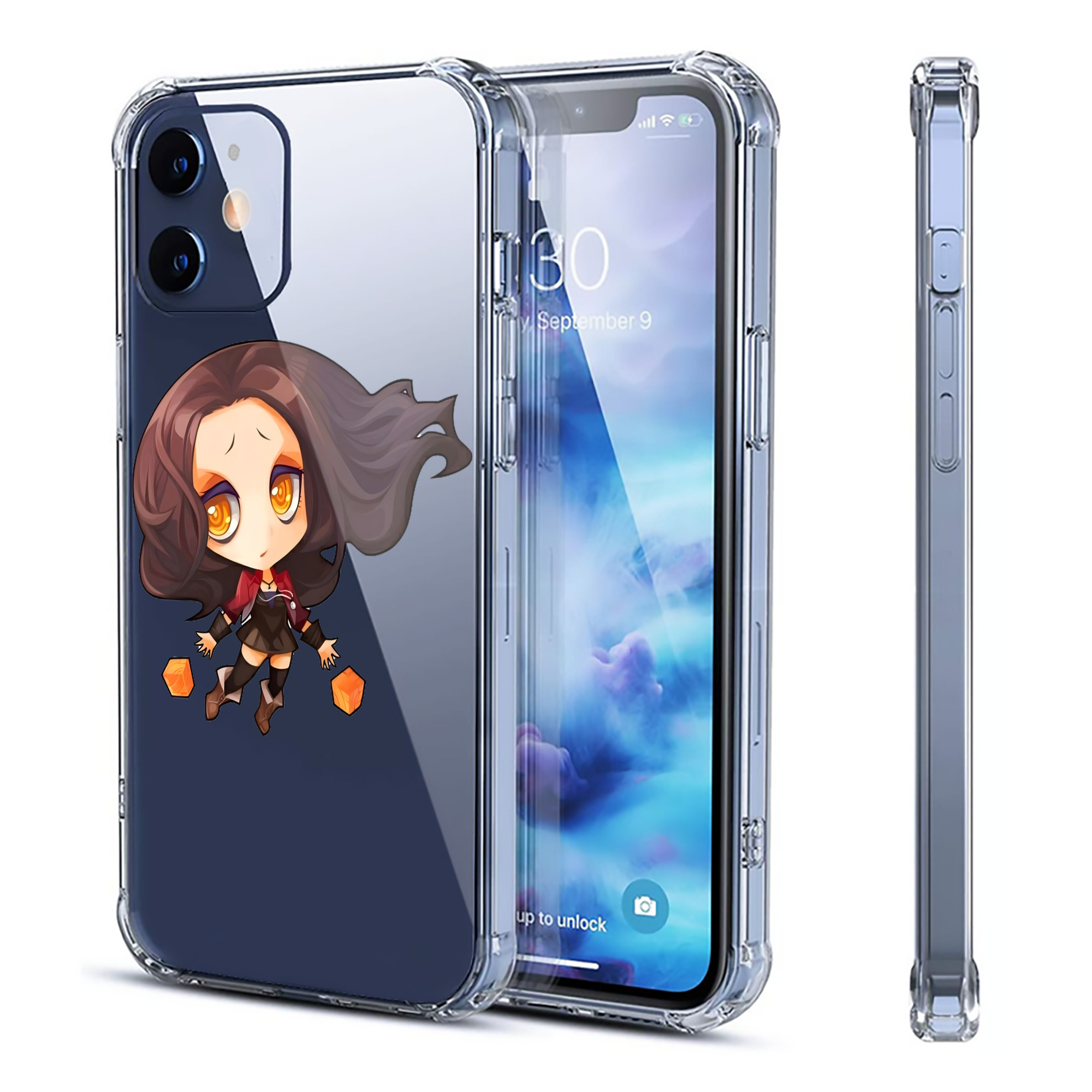 （画像用） アベンジャーズ The Avengers 【iPhone 12シリーズ対応】透明スマホケース（クリアソフトケース）